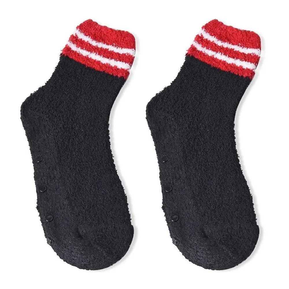 Jacquard Plush Anti-Skid Socks